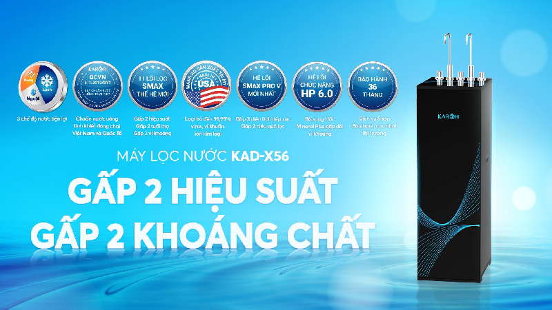 may loc nuoc karofi kad x56 10